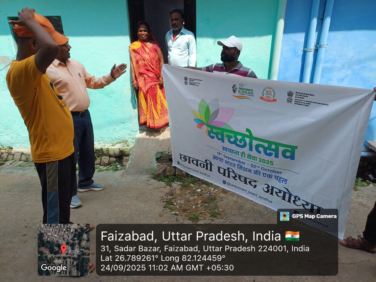 cbfaizabad's tweet photo. Door to door awareness campaign on garbage segregation at source (dry and wet waste)
#SwachhataHiSeva2025 #pddecc
#swachhbharatmission
@pddecc https://t.co/LcQEpB8sfx