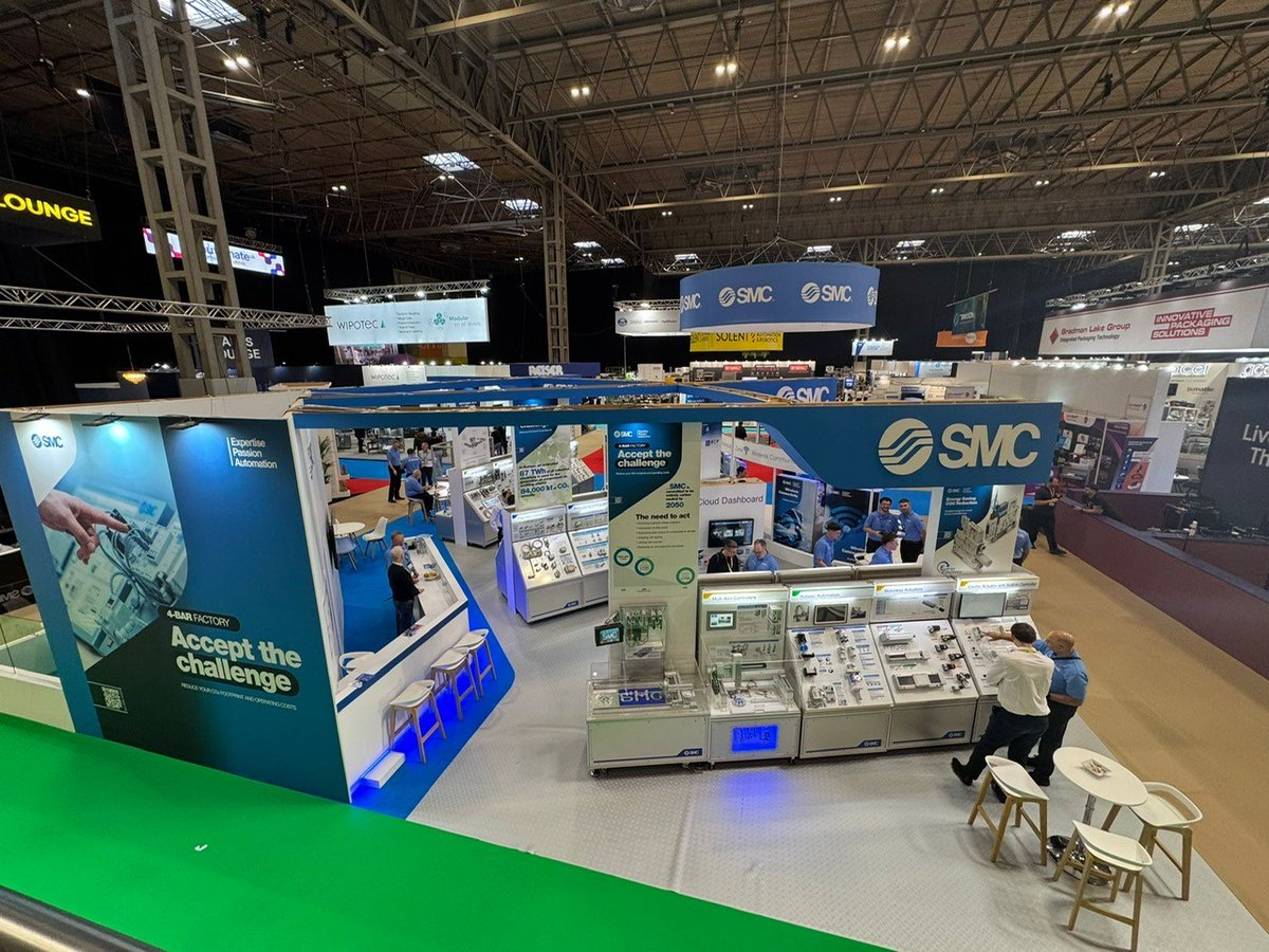 Do you want to increase the capabilities of your cobots with a diverse range of EOAT? Or speed up machine commissioning times with wireless connectivity?

These solutions and many more will be on SMC’s stand at the PPMA-Total Show at the NEC near Birmingham today and tomorrow