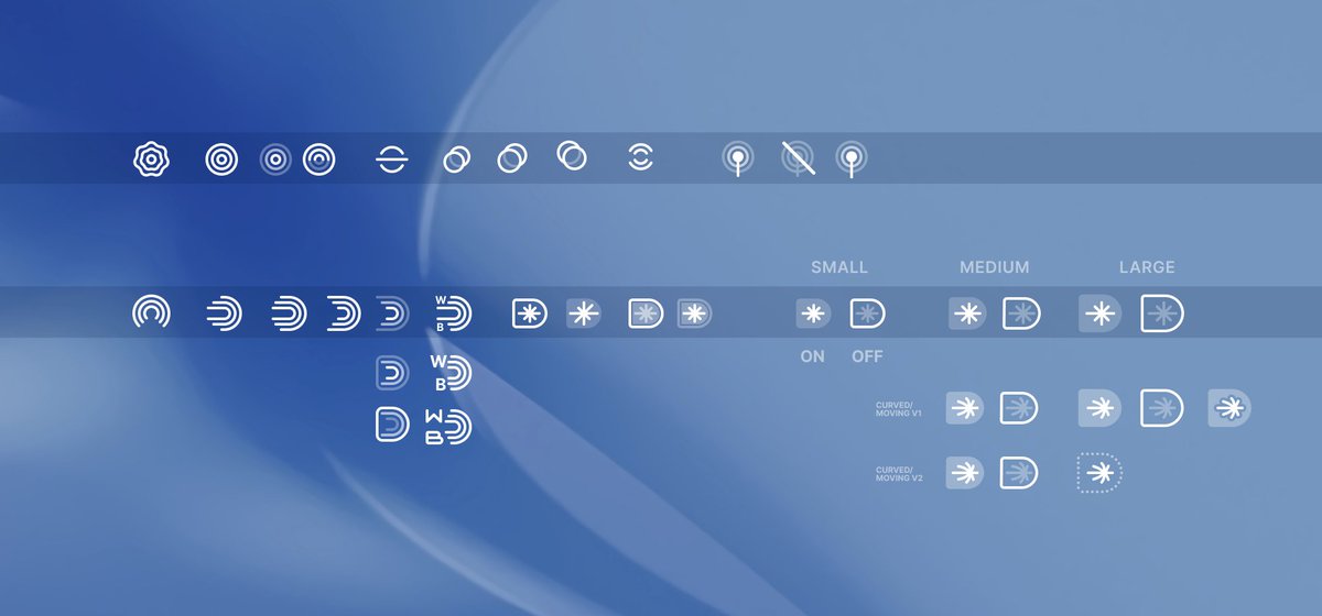 I built a simple Mac app I’ve always wanted to have. Here are some of the tiny menubar icon explorations for it.