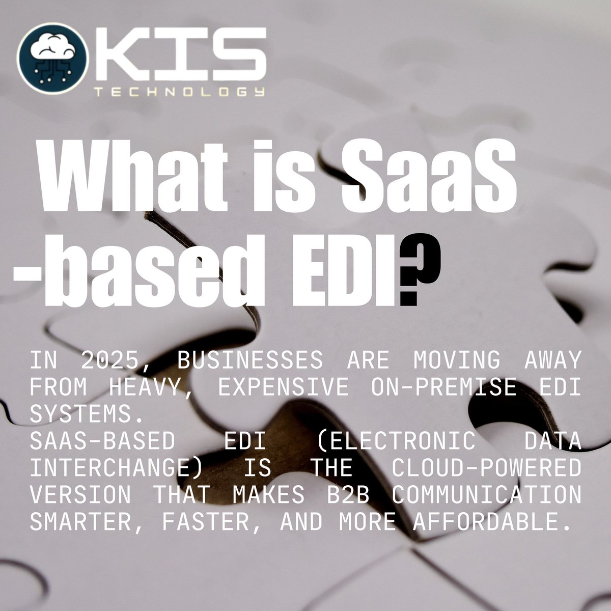 technologykis's tweet image. From clunky legacy systems to the cloud ☁️ – SaaS-based EDI is transforming how businesses exchange data in 2025.
✅ Scalable
✅ Cost-effective
✅ Fast partner onboarding
It’s plug-and-play B2B communication for the modern world 🚀
#EDI #SaaS #CloudSolutions #B2BIntegration