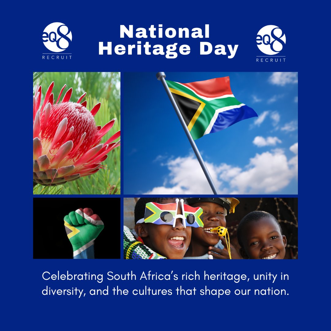 Eq8Recruit's tweet image. At EQ8 Recruit, we recognise that people are the heart of progress. Just as maritime trade has historically connected nations and created opportunities,our heritage and diversity create connections that inspire collaboration.#HeritageDaySA #EQ8Recruit #DiversityAndUnity