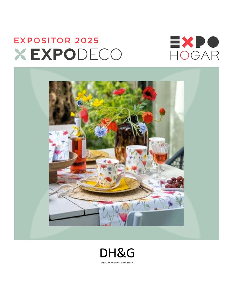 expohogar's tweet image. Decohome &amp;amp; Garden será parte de #Expodeco 🏡
Ven a explorar su colección de #decoración para el hogar y jardín.
¡Encuentra todo lo que necesitas para transformar tu espacio con estilo y frescura 🤩, solo en #Expohogar25!

#Expohogar2025 #DecohomeAndGarden #DecoraciónYJardín