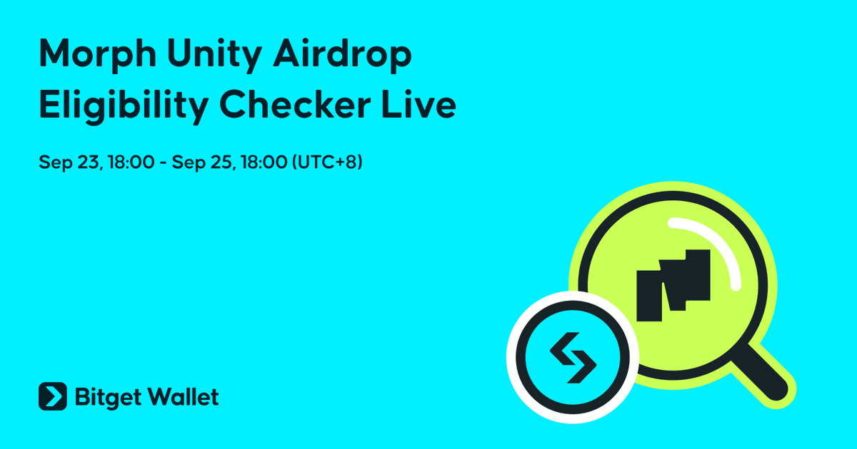 Could be nothing in your wallet… could be something. 👀

Morph claims open tomorrow—only on Bitget Wallet.