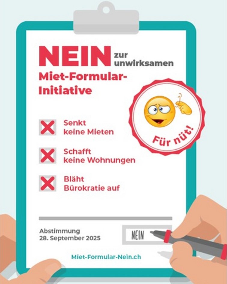 Jetzt noch brieflich abstimmen. Ja zur e-ID, Ja zur Abschaffung des Eigenmietwertes und im Kanton #Bern Nein zur Miet-Initiative. #Abst25