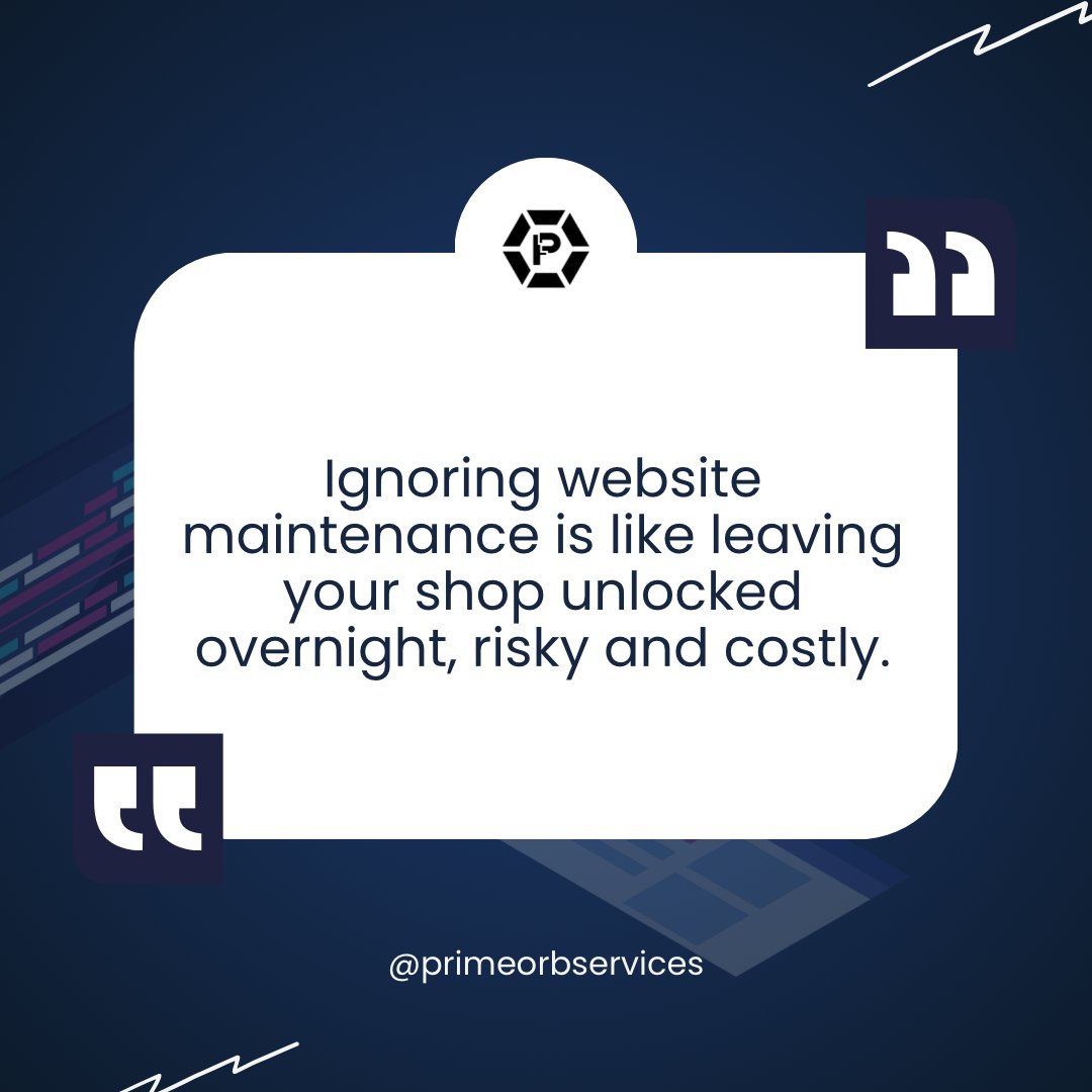 primeorbs's tweet photo. A maintained website = a growing business.
Don’t let neglect slow you down.
👉 Visit https://t.co/z7ny3Yn0SB to get started today.
#WebsiteMaintenance #PrimeorbServices https://t.co/LlQhTYFM1X