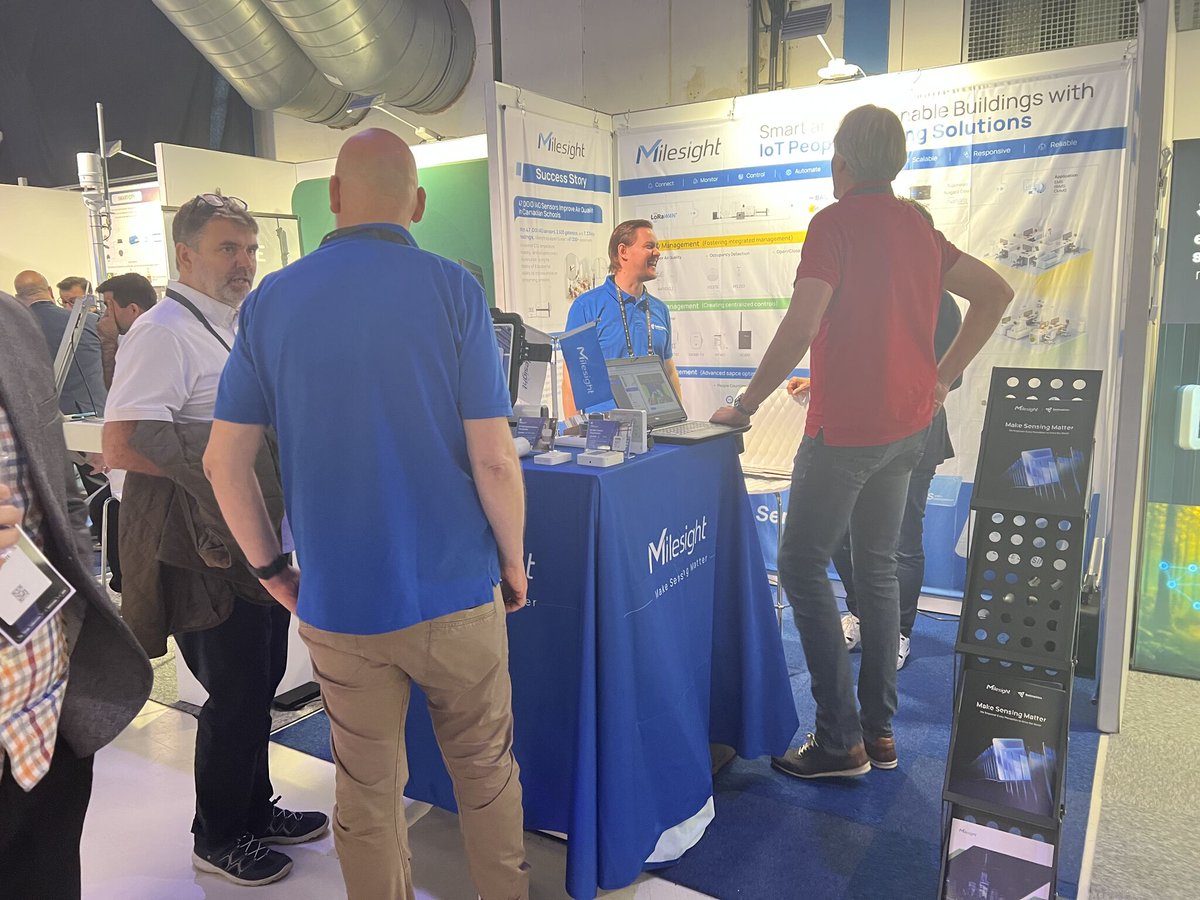 MilesightIoT's tweet image. Join us at The Things Conference 2025 in Amsterdam! See Milesight People Sensing Solutions in action and chat with our team. Last chance to visit us today: thethingsconference.com