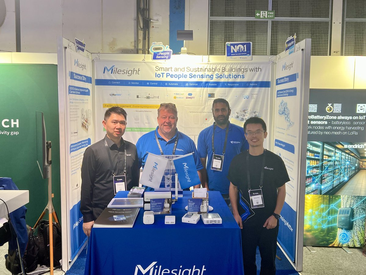 MilesightIoT's tweet image. Join us at The Things Conference 2025 in Amsterdam! See Milesight People Sensing Solutions in action and chat with our team. Last chance to visit us today: thethingsconference.com