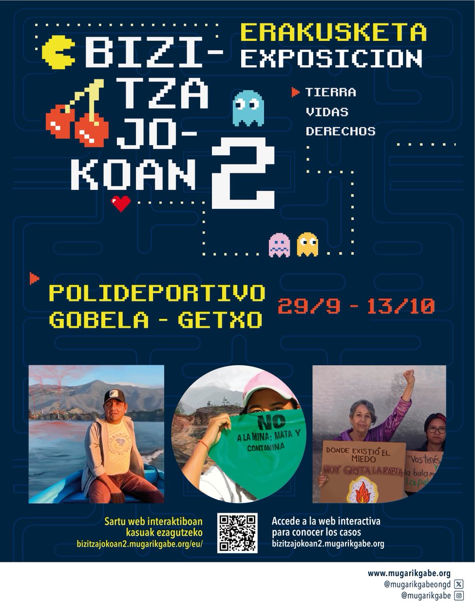 🟢Getxo! #BizitzaJokoan 2. erakusketa bidean doa!

A partir del próximo lunes y durante 2 semanas nuestra nueva expo en el Polideportivo Gobela de #Getxo

¿Quieres saber de qué va? ➡️ bizitzajokoan2.mugarikgabe.org