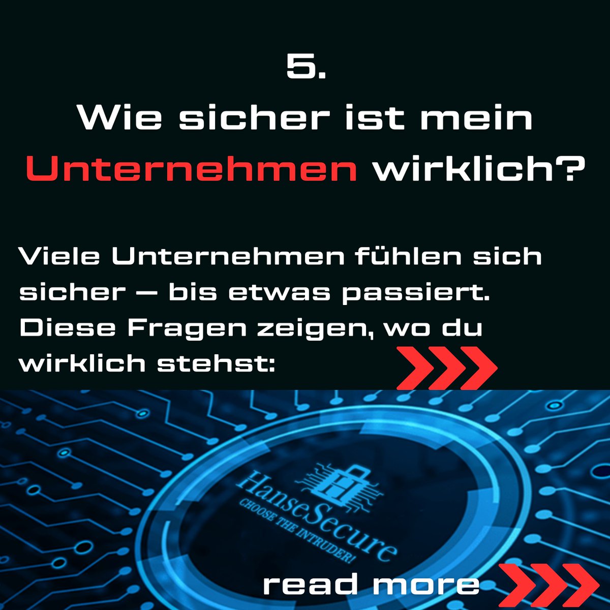 HanseSecure's tweet image. Wie sicher ist dein Unternehmen wirklich? 🤔
✅#MFA aktiv?
✅#Offline-#Backup?
✅Mitarbeitende geschult?
Wer hier Lücken hat, öffnet #Hackern die Tür. Die Frage ist nicht ob, sondern wann.
👉 hansesecure.de/termin
#CyberSecurity #ITSecurity #Ransomware #Awareness #HanseSecure