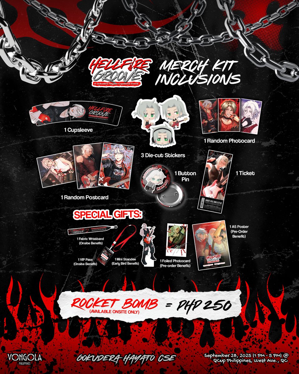 💥 FULL KIT PREVIEWS 💥

And that’s a wrap! Our full merch lineup is finally complete and ready for you to see! 🎉✨

Huge thanks to all of our amazing staff and talented artists who made this possible. 💝

See you all soon Rockstars! 🎸⭐️

#GokuderaHayatoCSE #HellfireGroove