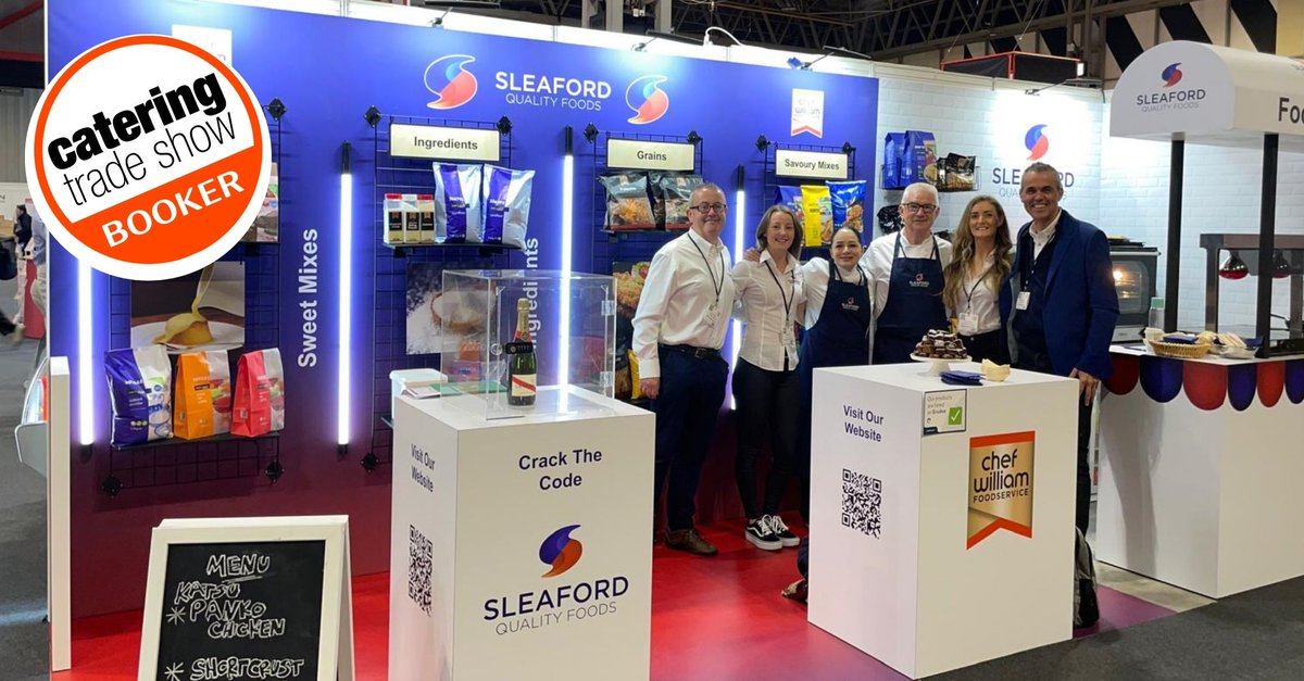 Looking forward to welcoming customers to this years Booker Trade Show @ Birmingham NEC
Come &amp; taste some Katsu Panko Chicken with Spicy Katsu Mayo AND Shortcrust Pastry Tart with slow roasted cherry tomatoes * pesto

#BookerCateringShow #BookerCatering #NEC #sleafordqualityfoods