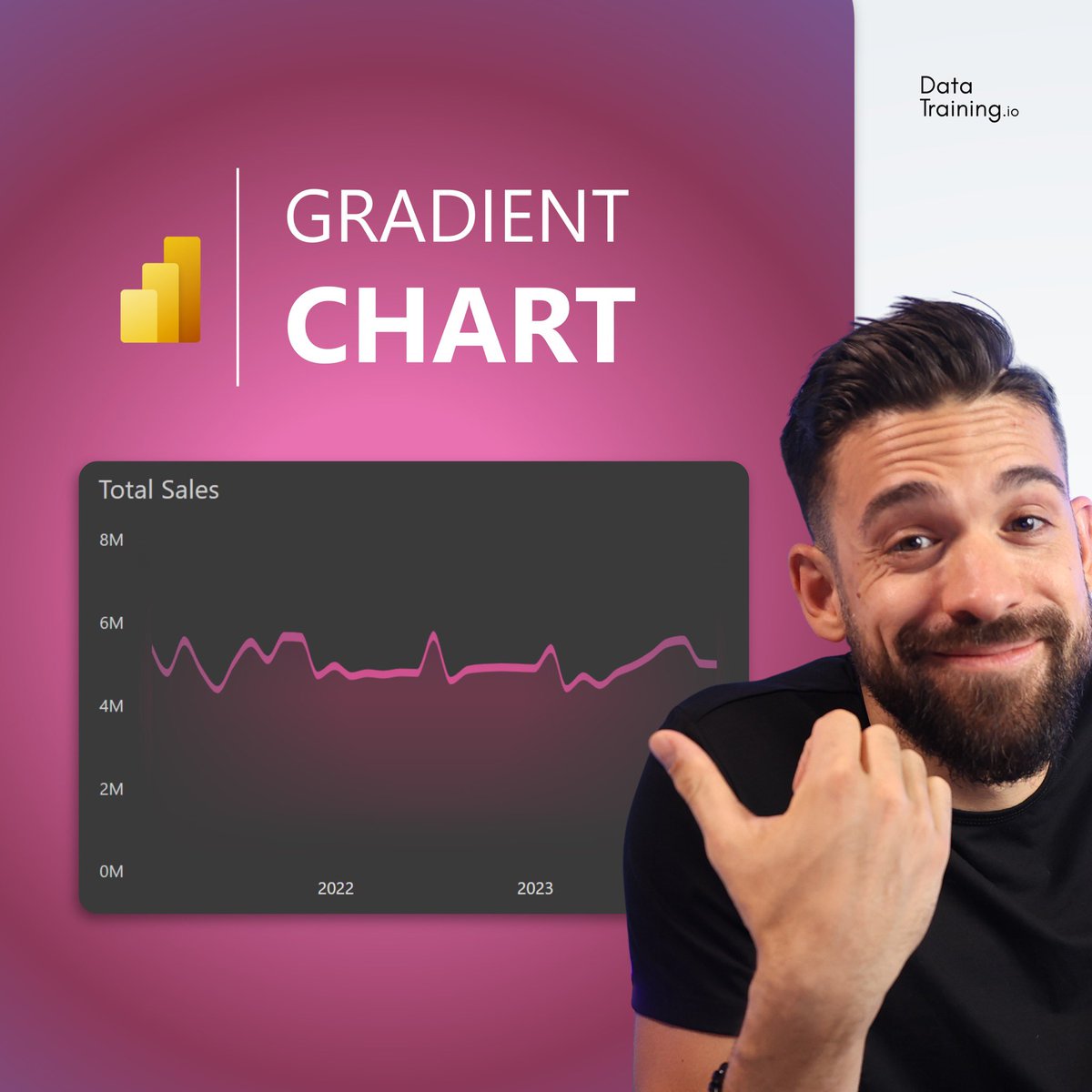 HowToPowerBI's tweet image. Create this chart step-by-step in Power BI 💛

#powerbi #chart #gradient #report #design