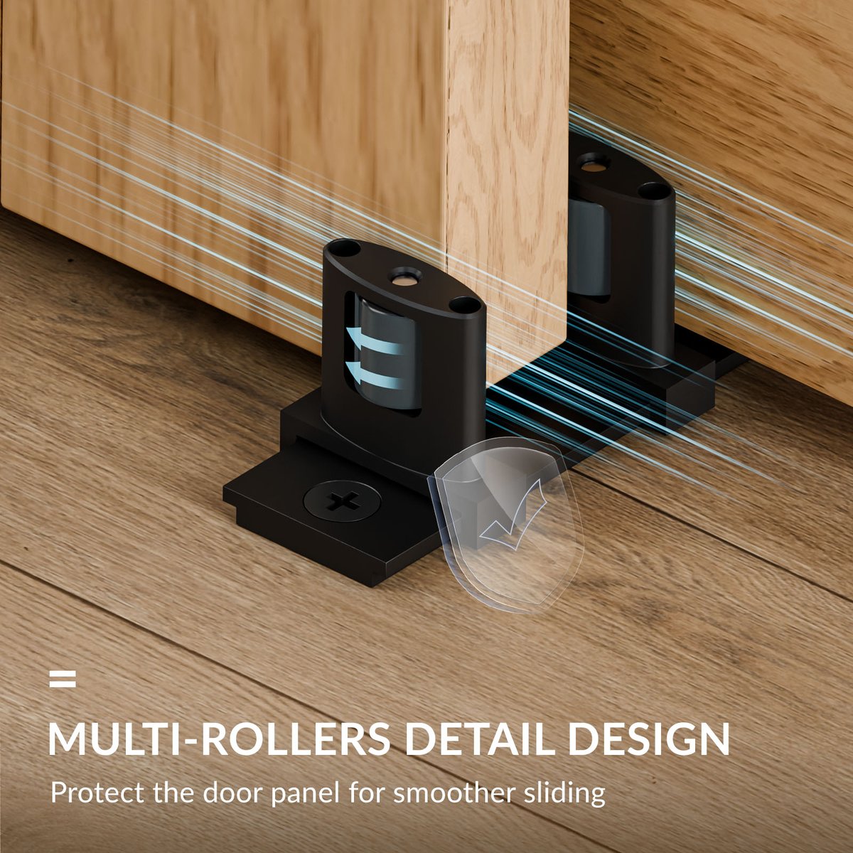 boxichen1's tweet image. Wobbly bypass barn doors? 😠 There's a fix for that.

Introducing our adjustable floor guide – the secret to a perfect, silent glide. ✅

#DIY #HomeImprovement #HomeReno

What's your #1 sliding door pet peeve? Rattling? Difficulty installing?