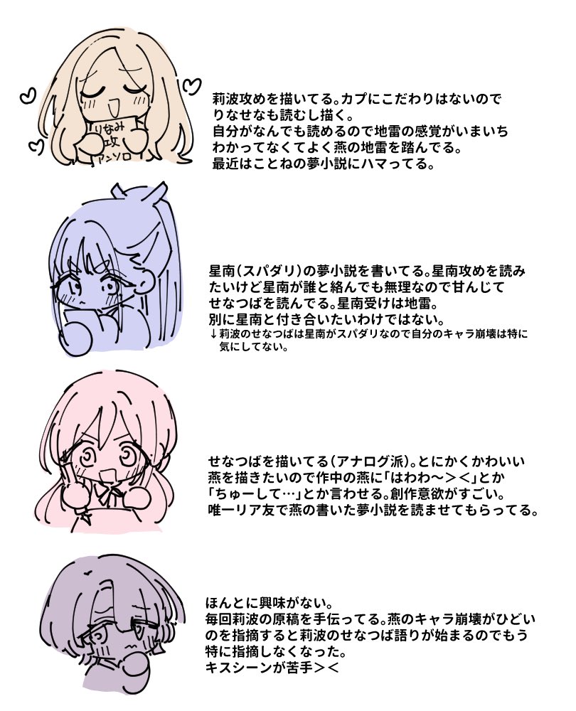 tanumochichi02's tweet photo. 自分たちの同人する謎３年生シリーズ https://t.co/nzxTFXWRpj
