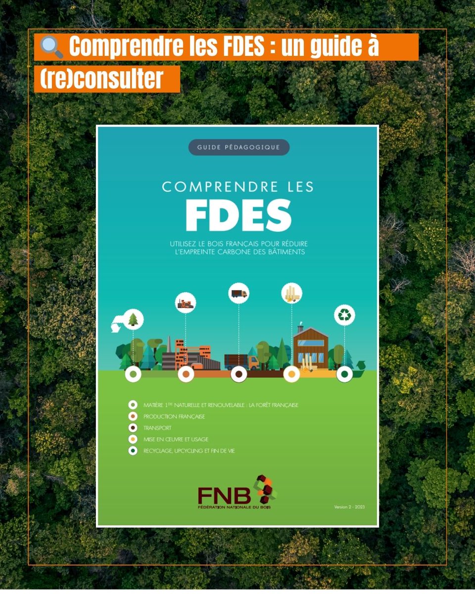 🔍 Comprendre les FDES : un guide à (re)consulter

La Fédération Nationale du Bois a publié en 2023 un guide pédagogique complet 

📥 Lien pour consulter / télécharger le guide :
👉 preferezlesboisdefrance.fr/wp-content/upl…

#filiereforetbois #laforetensemble #fdes #guide