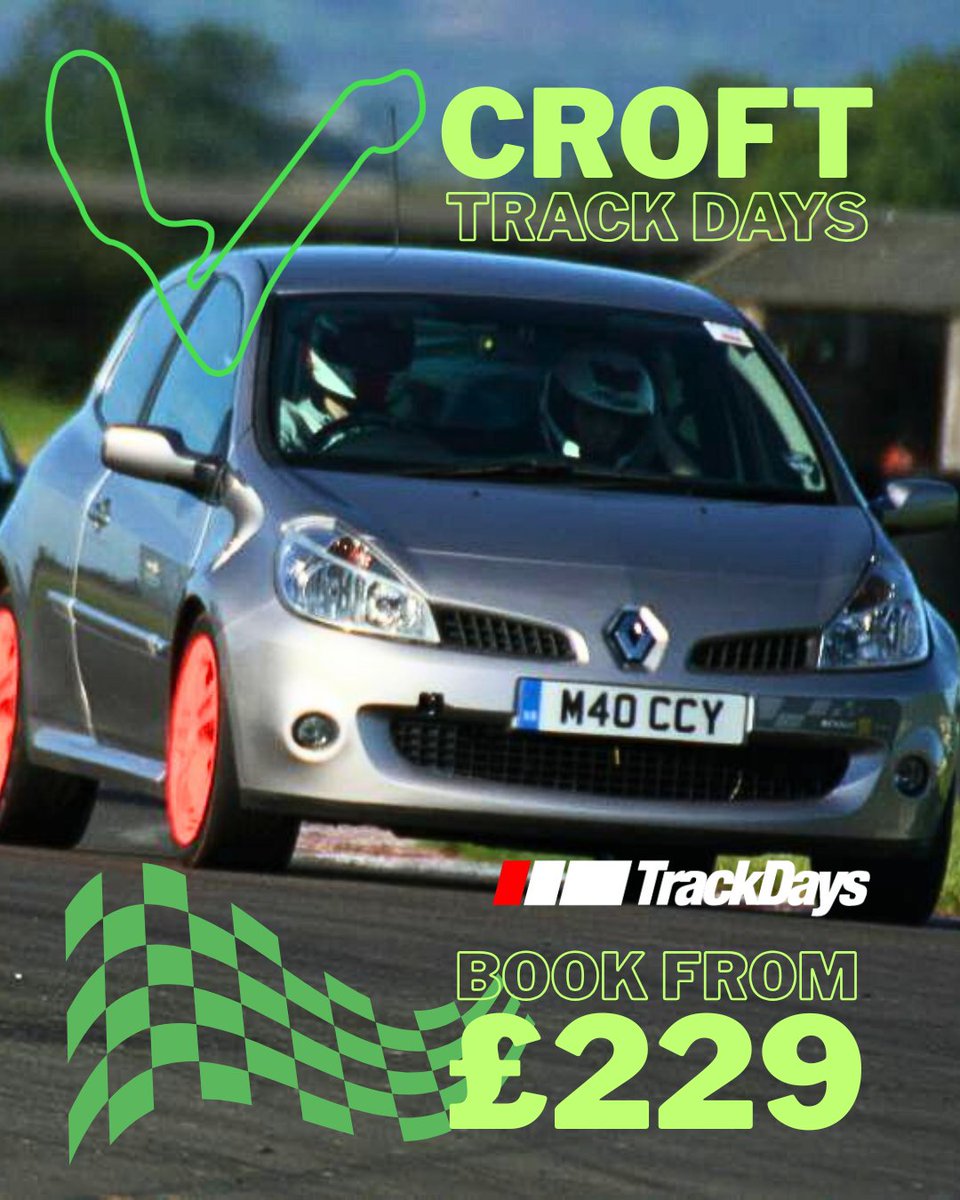 trackdays's tweet image. Home to the British Touring Car and British Superbike Championships, now you can take your own set of hot wheels to the iconic Croft Circuit with our selection of track day events available to book now:

trackdays.co.uk/tracks/croft/

🏁🏎️

#CroftCircuit #CroftTrackDays