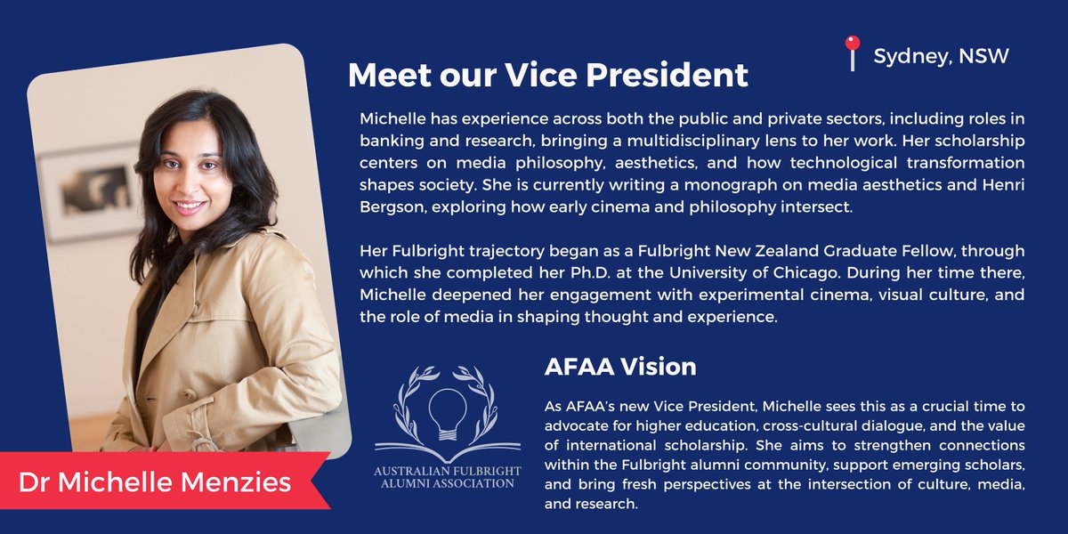 Australian Fulbright Alumni Association (AFAA) tweet media