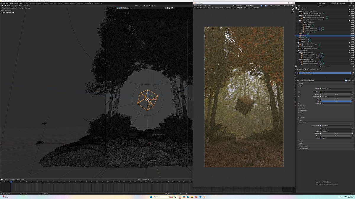 Stylez_Morales's tweet image. Thanks to this post I was inspired to crack open blender and create a version, and with my favorite season moving in, I figured a fall theme would hit the spot. Still have work to do, then post processing but it&apos;s almost done sonnnn @Blender #Blender4
