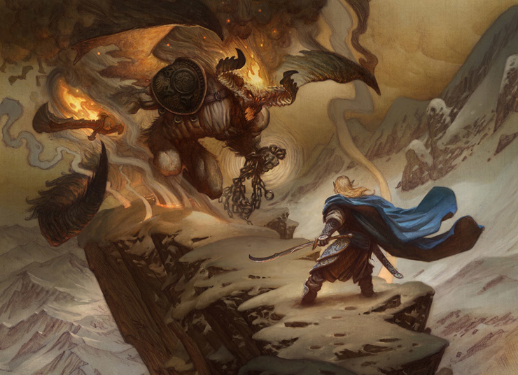 The Silmarillion: Glorfindel Vs. The Balrog 
🎨Justin Gerard