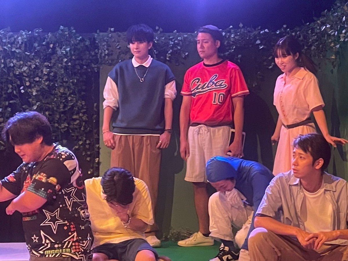 改めまして、舞台｢パニック パーティー パラダイス｣4日間ご来場ご観劇誠にありがとうございました😭😭
初のド直球なコメディ作品本当に楽しかったです！！沢山笑って頂けましたでしょうか！☺️
本当にこのメンバーで創りあげることが出来て光栄でした。

C班 菩部ボブ太役 天野悠
#パパパ