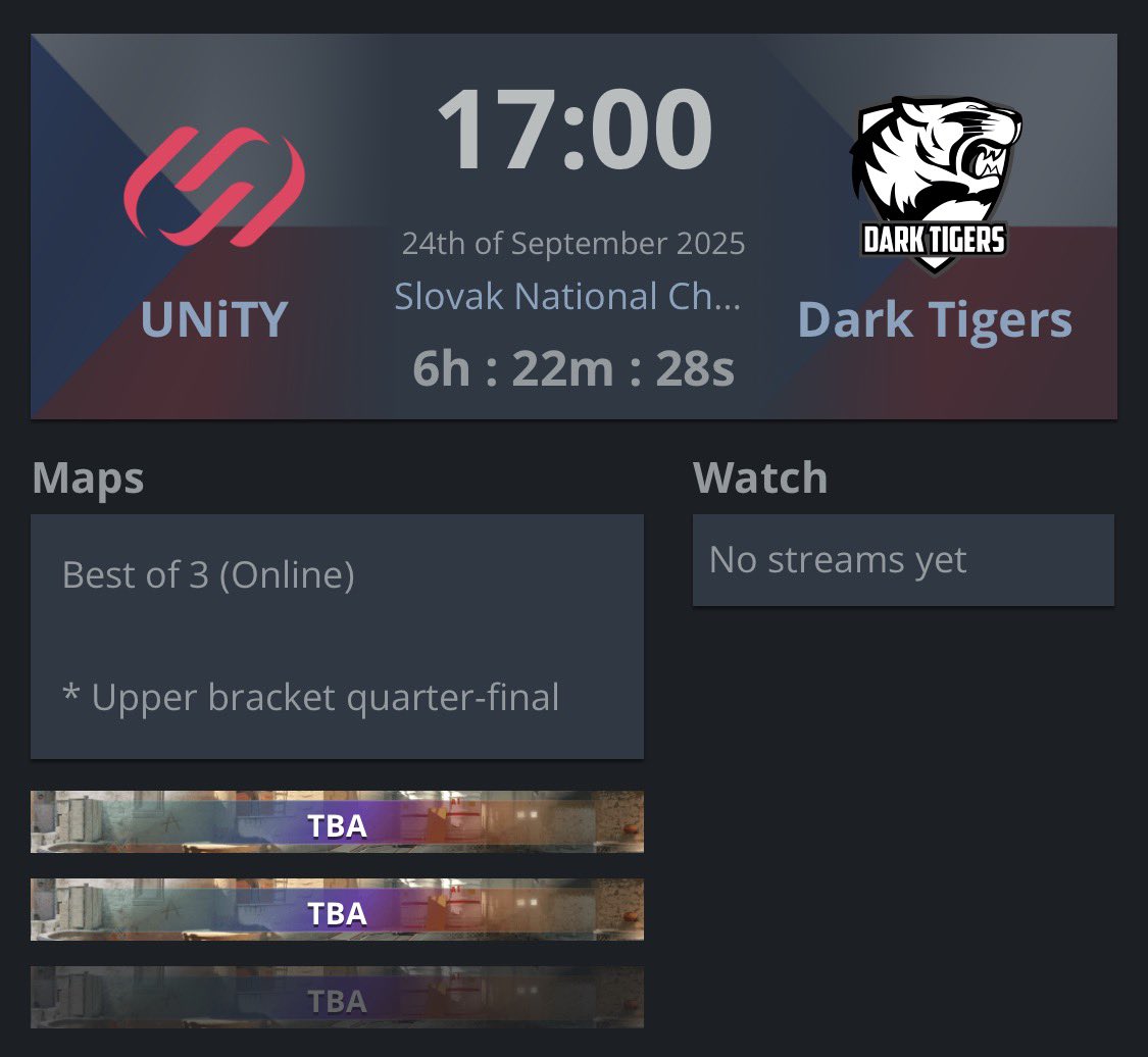 today we are playing our opening match vs <a href="/UNiTYesports_eu/">UNiTY ESPORTS</a> 👀