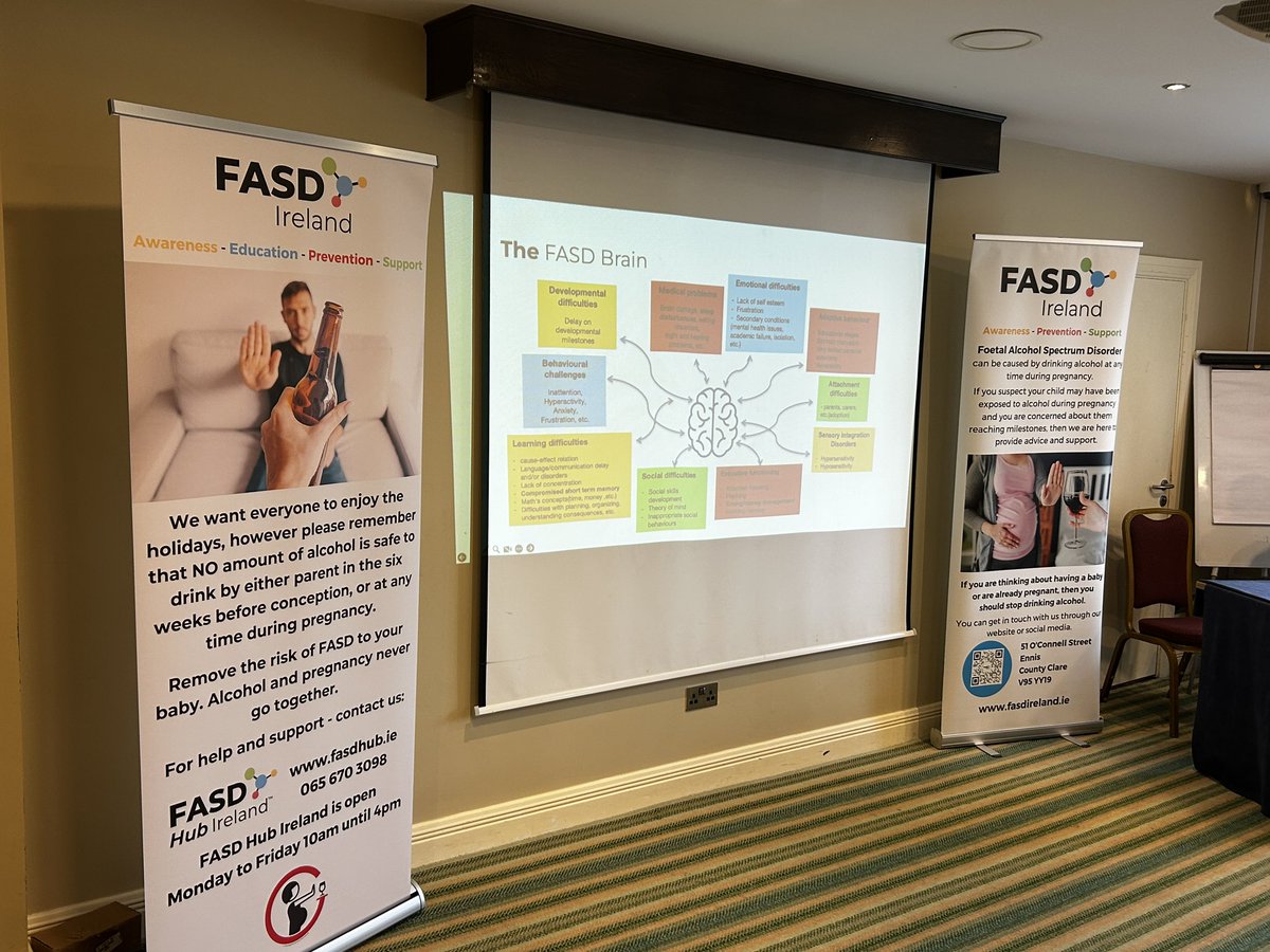 FASDIreland's tweet image. This morning we are delivering an Introduction to FASD to social workers and foster carers with TUSLA in Tuam, County Galway. 

It has been a very busy #FASDAwarenessMonth and we have delivered more than 6 commissioned trainings in September. 

#fasdawarenessmonth