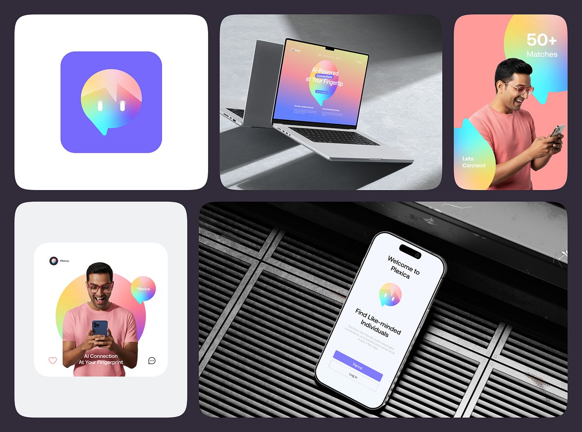 I love the gradient! 

It's perfect for the logo of an AI-driven chatbot and community.

What's your thought on it?