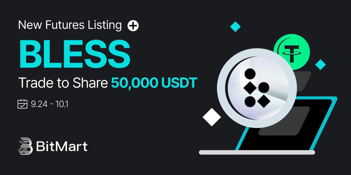 BitMart_Futures's tweet image. 🚀 New Futures Listing Competition: $BLESS 🥳

🔥 Enjoy a 20,000 USDT New User Benefit &amp;amp; grab your share of the 30,000 USDT Prize Pool!

👇 Trade now and win big!
bitmart.com/en-US/activity…