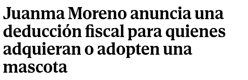 diebarcelo's tweet photo. #78 EL PERRO DE MORENO BONILLA

El presidente de Andalucía, Juan Manuel Moreno Bonilla, anunció días atrás una deducción para dueños de mascotas. La misma consistirá en la deducción de hasta el 30% de los gastos veterinarios durante tres años, con un límite de € 100, distinguiendo entre quienes compren la mascota y quienes la adopten, que tendrán un beneficio más prolongado en el tiempo.

Se puede ver esta medida como una rebaja de impuestos. El problema es que celebrar esa rebaja implica aceptar la arbitrariedad del gobierno para decidir ganadores y perdedores a su antojo.

¿Por qué no una deducción para los que tocan instrumentos musicales? ¿Por qué no para los que practican yoga? ¿Y para los que toman clases de flamenco? ¿Por qué no deducir los gastos de tratamientos para adelgazar de los obesos? ¿Por qué no deducir la compra de un televisor para ver el próximo Mundial de fútbol?

Las alternativas son infinitas. La gente hace lo que le gusta y tiene derecho a hacerlo. Lo que es una intromisión inaceptable es que el gobierno autonómico elija qué actividades merecen una deducción y qué otras no. Por eso, aunque se trate de una rebaja de impuestos, es otra forma de rancio intervencionismo que deberíamos rechazar.

Además de moralmente cuestionable, es una decisión políticamente estúpida: la nueva deducción será criticada por escasa (“con cien euros no me da para mantener a mi perro”), mientras que todos los que no reciben una deducción también la criticarán, con razón, por injusta hacia ellos.

Si al gobierno le sobra dinero, lo que debe hacer es crear una deducción igual para todos los pagadores de impuestos. De hecho, todas las deducciones deberían consolidarse en una sola, que suba el mínimo exento, de forma que el gobierno sea neutral con respecto a las preferencias individuales.

Hasta mañana a las 23:00, hora de Madrid.
#300palabrasDBL

PD: puedes recibir estos posts en tu e-mail suscribiéndote gratis en https://t.co/6n6fQL1JGa