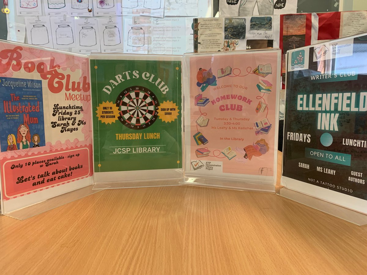 ellenfieldcc's tweet image. First month of the year has flown by, with classes and clubs keeping the library busy busy! A selection of our clubs below…Sarah has everybody covered! @ellenfieldlib
@jcsplibraries