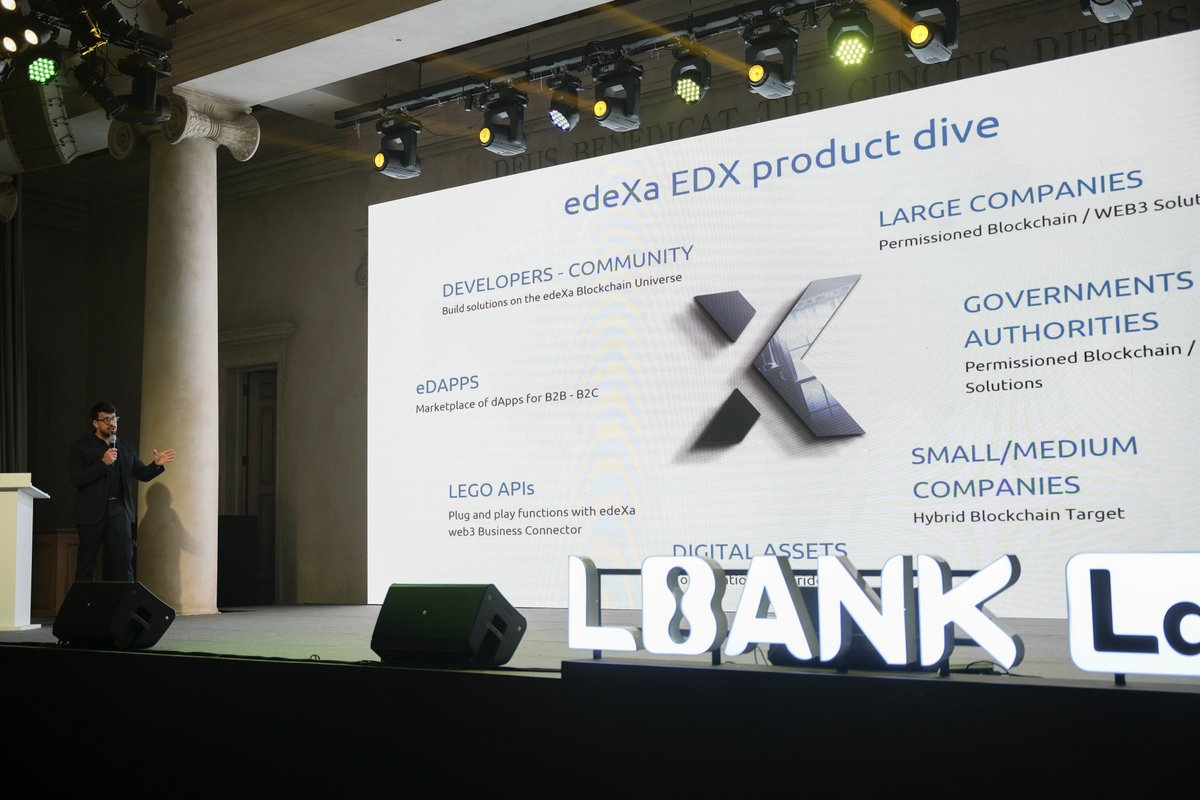 Stage lights on. Vision shared.
Well done <a href="/APOtVVP/">APO</a> !👏

Our CIO joined the stage in Seoul to share our vision of hybrid blockchain with global innovators and industry leaders.🌏

GLOBAL STAGE. HYBRID VISION. ENTERPRISE TRUST.

Keep pushing. $EDX
