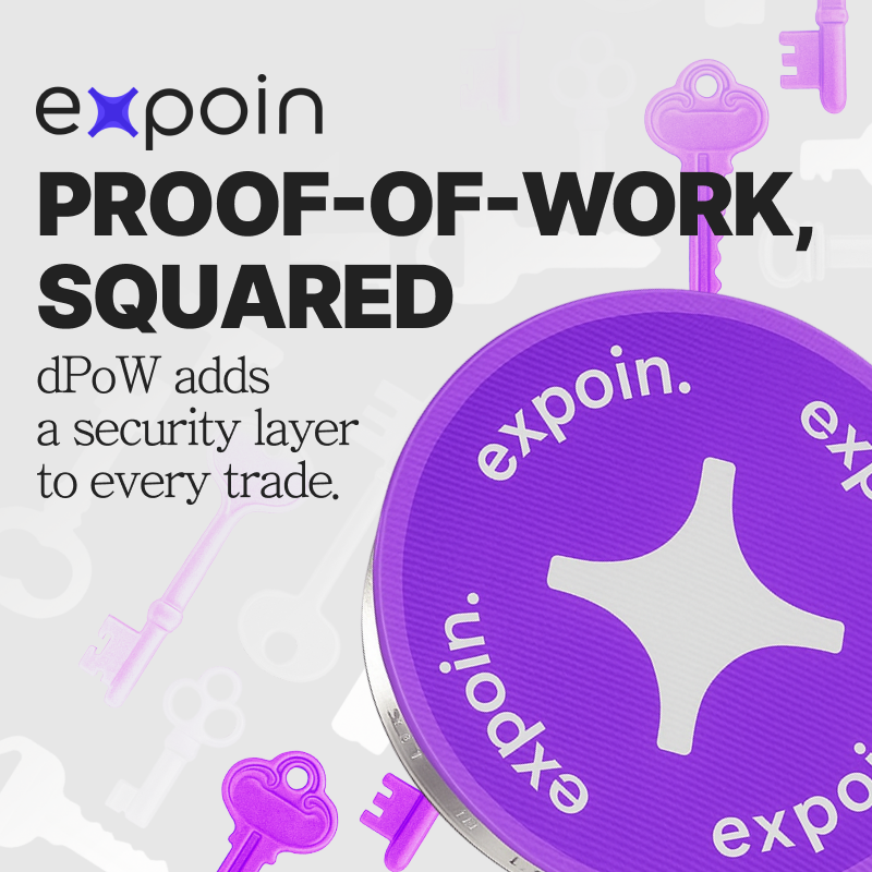 ExpoinDex's tweet image. Notarized on #Bitcoin.
Shielded by hashpower.
#dPoW makes 51% attacks a whale-only fantasy.

Atomic swaps deserve that level of armor.
👉 doc.expoin.io/documentation/…