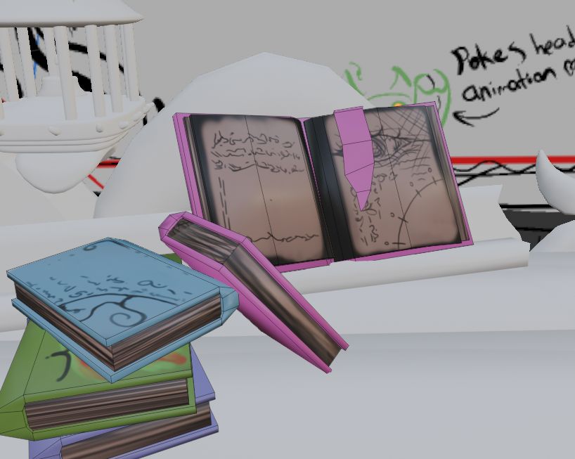 ElderSool's tweet photo. blender books = twitch overlay >;3 https://t.co/nOpaJ7qKPW