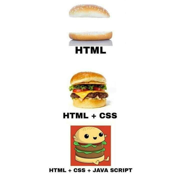 i_am_Rahul_786's tweet image. Hi programmers !!! 
🍔HTML is the bun, CSS is the swag, JavaScript? That’s the party! 🎉🕺
Code like you&apos;re building the ultimate burger 😎
#WebDevFun #HTMLCSSJS #TechHumor #FrontendVibes #CodeLife