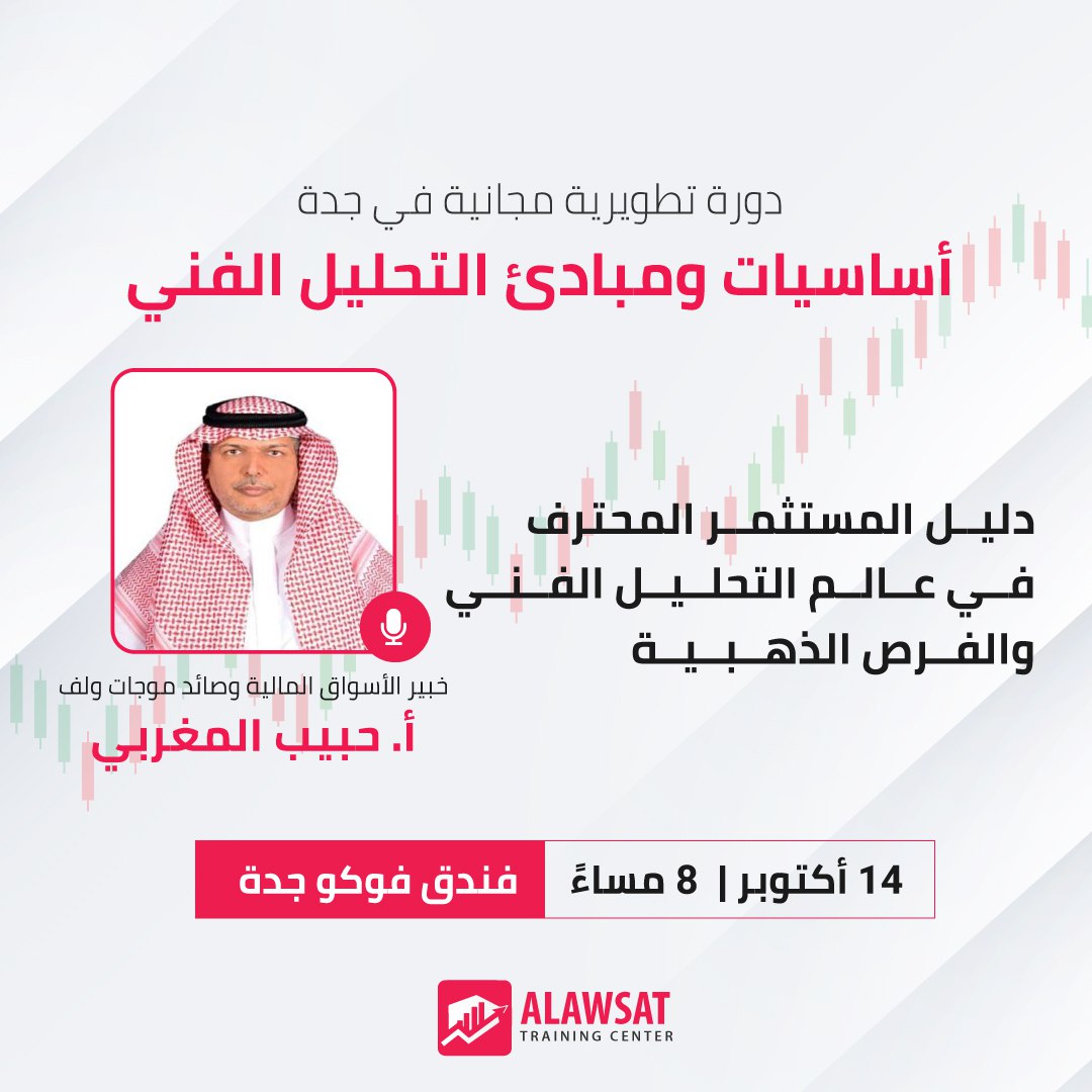 سجّل مجاناً في دورة لأساسيات ومبادئ التحليل الفني بعنوان: "دليل المستثمر المحترف في عالم التحليل الفني والفرص الذهبية"، مع الخبير المالي وصائد موجات ولف أ. حبيب المغربي

shorturl.at/kAVk8

ستتعلم في هذه الدورة كيفية تحديد مناطق العرض والطلب بدقة، واقتناص فرص موجات الولف ويف