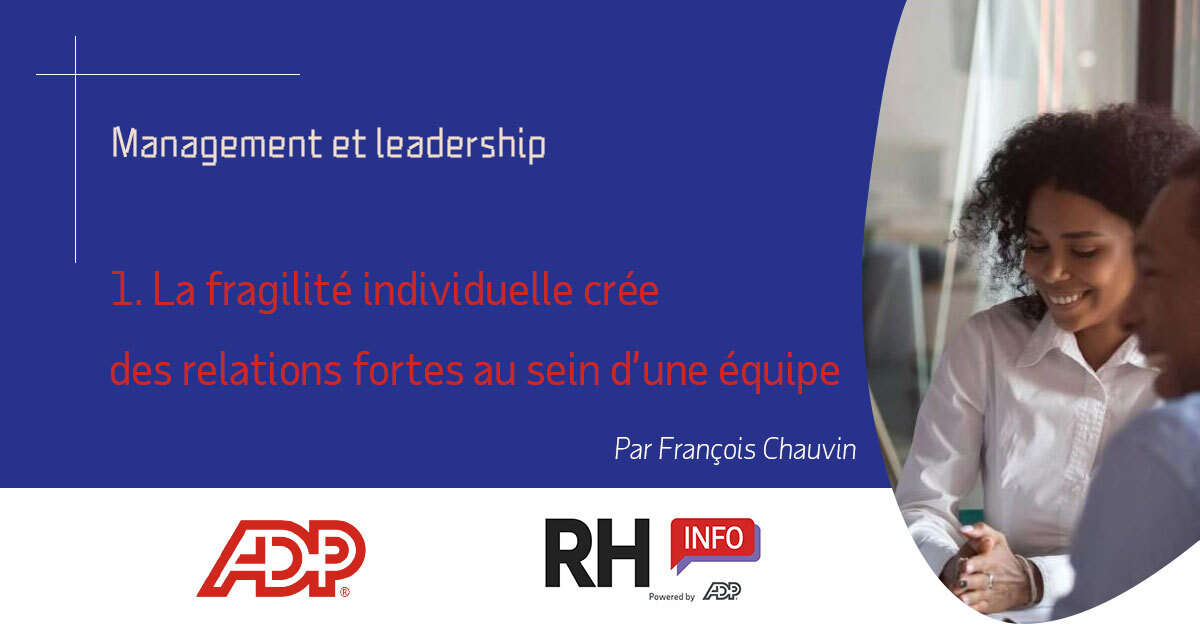 🆕💡 Et si la fragilité était une force en #management ?
Premier épisode d’une série exclusive #RH info : quand la vulnérabilité individuelle devient un moteur de lien, de délicatesse et de performance collective.
Par François Chauvin ➡ swll.to/IEmalZ