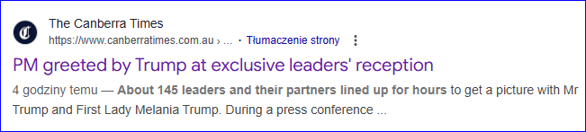 Około 145 przywódców z partnerkami ustawiło się w kilkugodzinnej kolejce, aby zrobić sobie zdjęcie z Donaldem i Melanią Trump.
Między nimi alfons i ćpun Nałroki z Martą Sandrą de domo Smoleń.
Co za bezgraniczne poświęcenie.