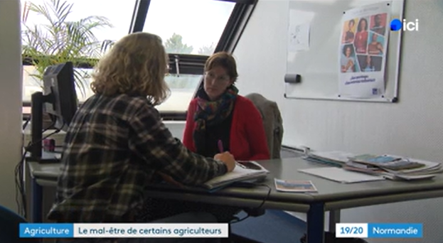 📺 Hier soir, la <a href="/msacn1450/">MSA Côtes Normandes</a> était au 19/20 Ici Normandie. La rédaction a sollicité la MSA et l'association Solidarité Paysans pour évoquer les dispositifs d’accompagnement des agriculteurs confrontés à une situation de mal-être. #Agriculture #repit 
france3-regions.franceinfo.fr/normandie/prog…