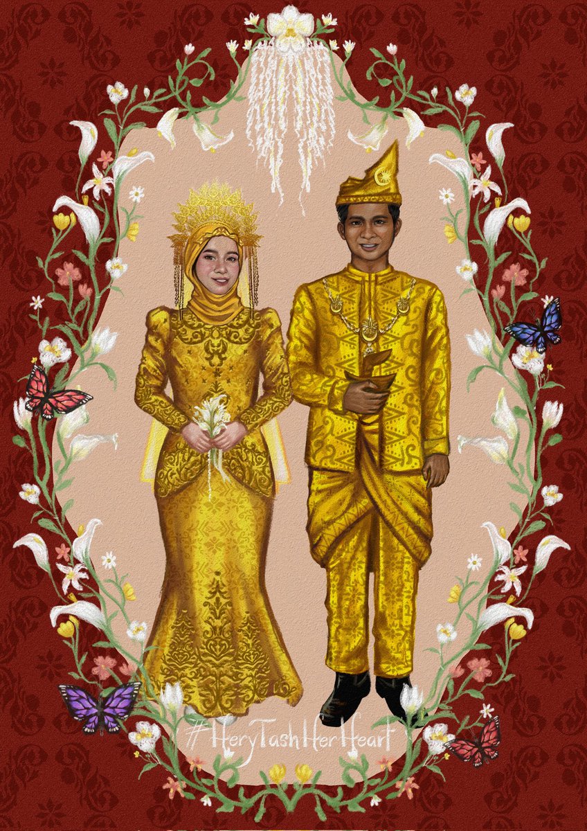 Hii, im now open for commission ❤️ siapa2 yg nak commission me for wedding illustration, portraits or book cover illustration, do let me know❤️
Rt is much appreciated