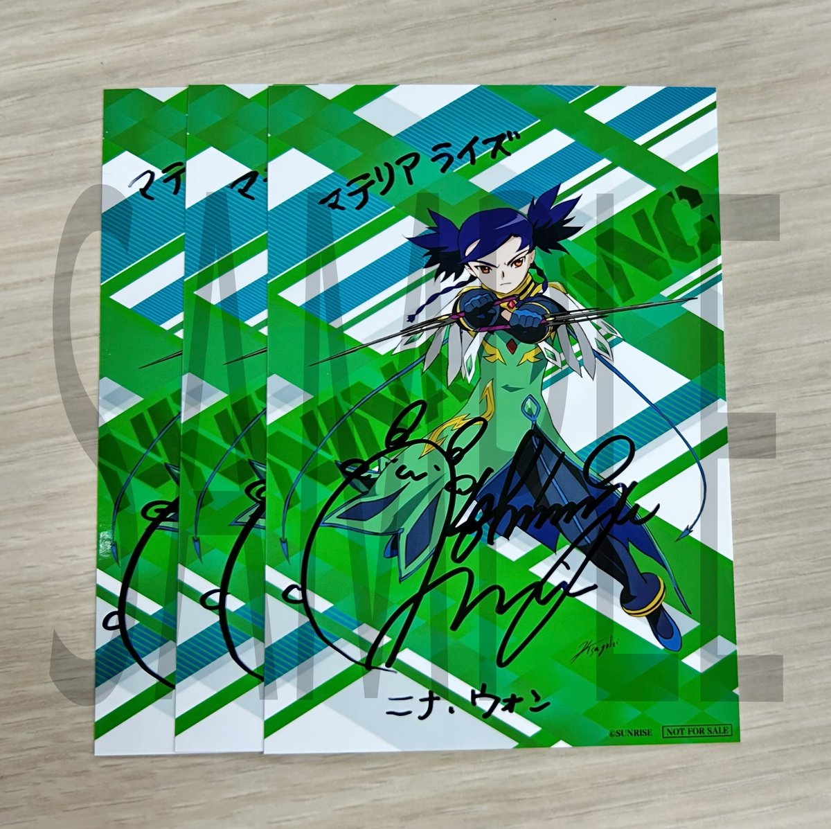 希少 MARIA ZONE 舞衣子 maiko 直筆サイン 色紙 美品 3208］ Machico 直筆サイン色紙「プロジェクトセカイ カラフル