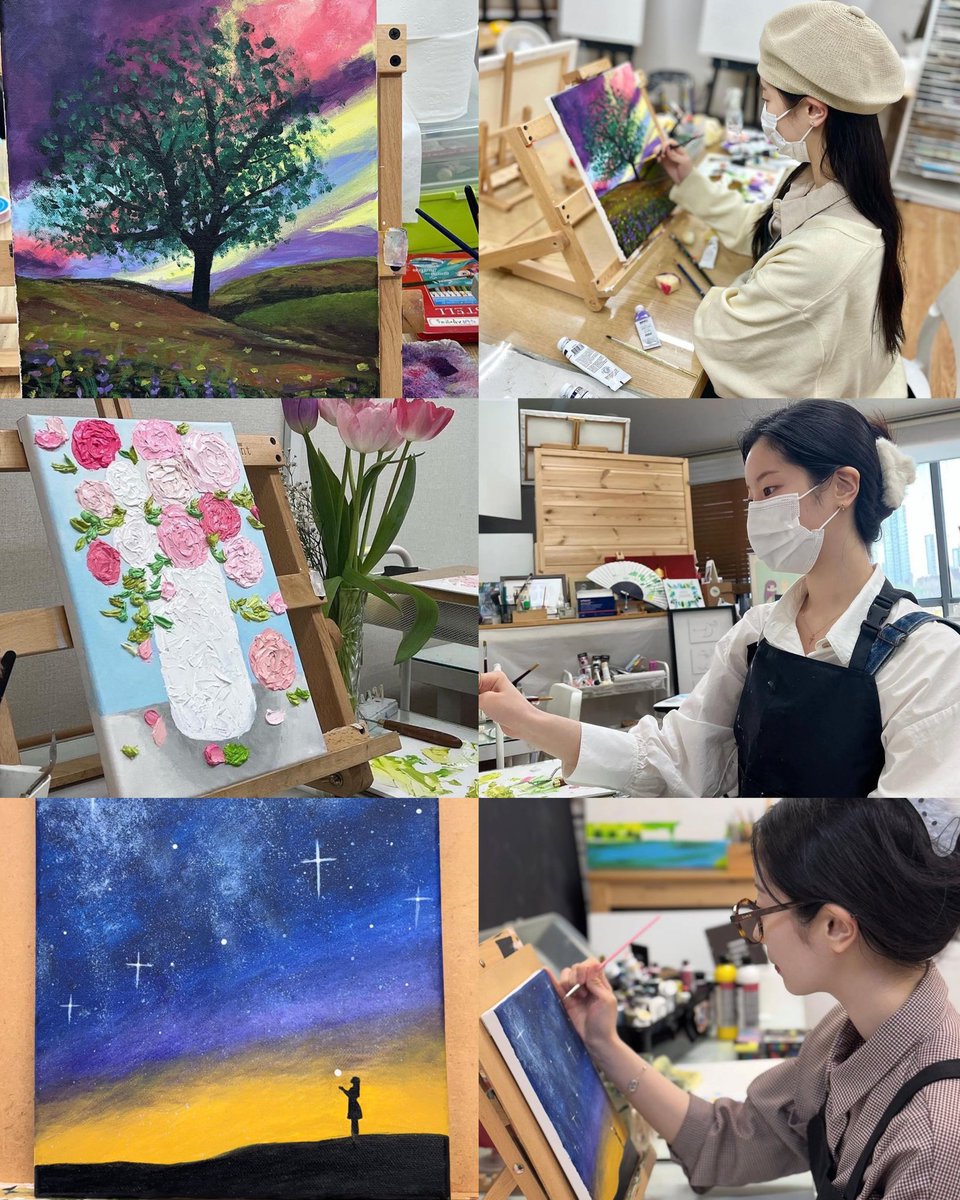 dahyun's art through the years 🎨