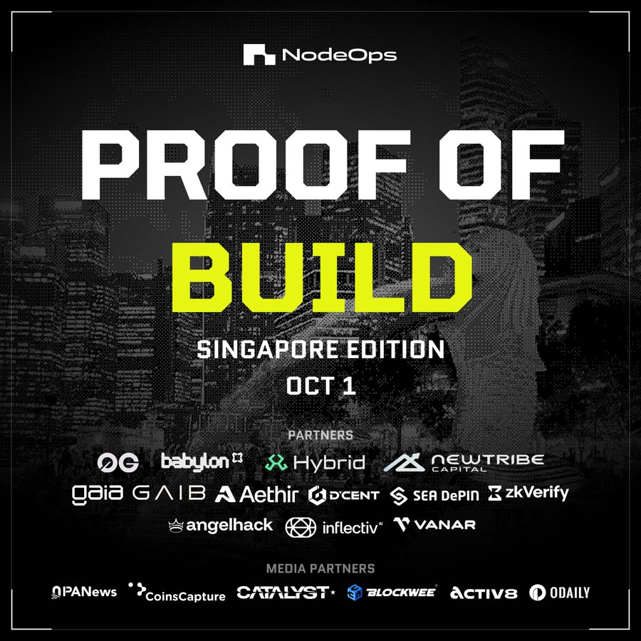0xYi666's tweet photo. 📢超酷的消息！ @ZKVProtocol 将与 @NodeOpsHQ
 共同举办构建证明 #Token2049  。

正好赶上zkVerify 的增长主管兼 Horizen 联合创始人 @rolfversluis 登台，深入探讨人工智能、模块化架构和去中心化云的融合。

 🔹日期：2025 年 10 月 1 日（周三）
 🔹时间：��午 5:00 – 晚上 8:00（GMT+8，新加坡时间）
 🔹地点:新加坡
 🔹主题：聚焦 AI 工作负载、模块化架构和去中心化云解决方案的交汇。
适合构建者和对去中心化基础设施感兴趣的人士，提供高信号量的交流机会。

我发现还有好多合作伙伴阵容强大： @0G_labs /@BuildOnHybrid/@babylonlabs_io/@Gaianet_AI 等。

出于好奇刚才看了一下 @rolfversluis的背景确实牛到爆！作为前美国海军核潜艇军官，他毕业于美国海军学院，积累了丰富的领导力和战略经验。同时，他是 Horizen（$ZEN）的联合创始人兼执行顾问，从 2018 年起就推动这个注重隐私的区块链平台的发展。

从他的 X 动态看，他对 AI 和去中心化技术的融合超级有洞见。比如，他最近讨论了 AI 开发者对能源消耗的担忧，认为这会加剧全球不平等。
还分享了 Horizen 如何通过 ZK 协议提升 ZEN Appchain 的隐私功能，特别提到 AI 模型验证和去中心化身份的应用。

这些都预示着他登台时，会带来模块化架构与去中心化云的实战干货——想想用 ZK 验证 AI 工作负载的安全性，那得多前沿！他的上台分享，肯定带来不少干货，准备好笔记本小板凳认真听讲吧！

另外想玩小游戏的可以从此进入：https://t.co/gGAZTN16Mk

#ZKVProtocol #ZKSpaceInvaders #zkVerify