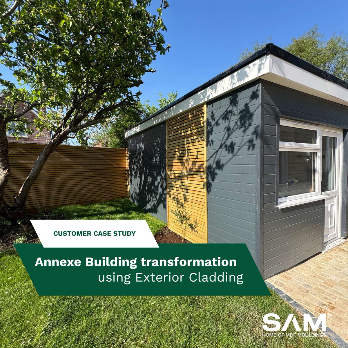 sammouldings's tweet image. A superior finish using TRIMAX #Cladding 🏡

Why choose TRIMAX cladding?
⚒️ Low maintenance
🌧️ Weather-resistant
🌱 Sustainable 
✅ 50-year guarantee on the substrate 
✨ Creative freedom with a variety of colours &amp;amp; profiles

Learn more: sammouldings.co.uk/completed-proj…