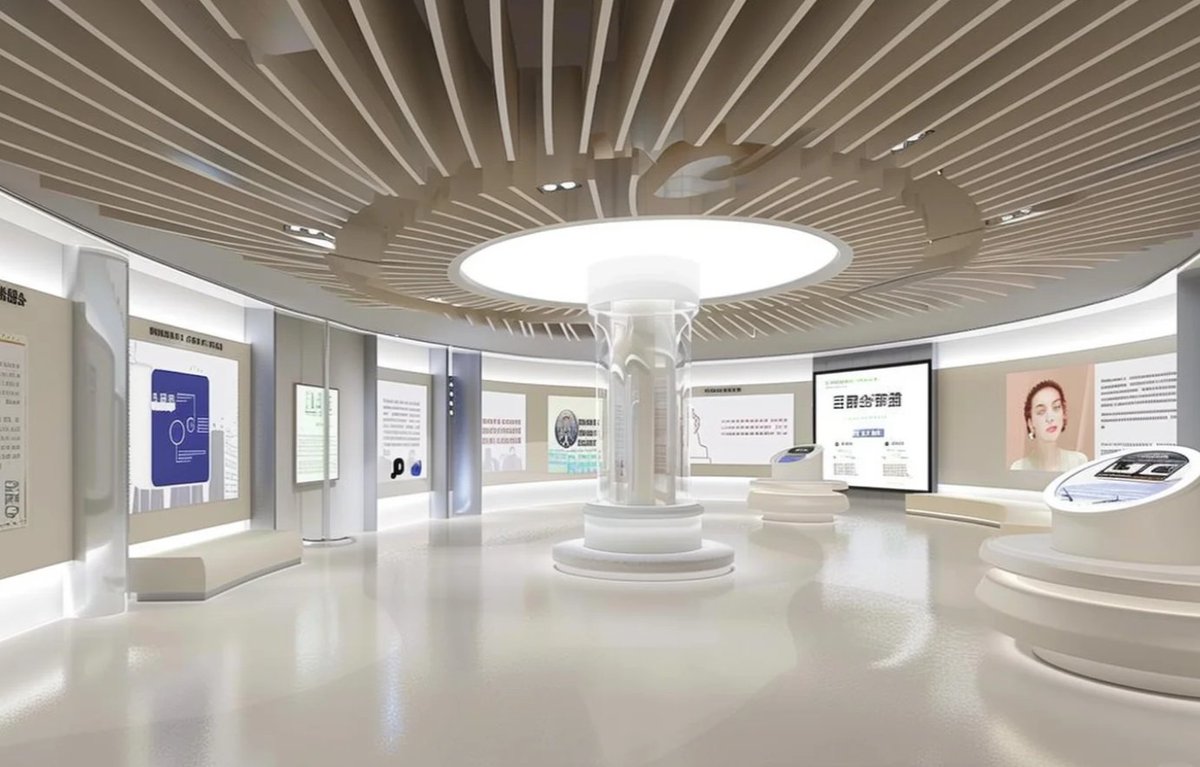 matbaz_'s tweet image. Simple yet eye-catching exhibition hall design  #displaydesign #exhibitiondesign #culturalwalltemplate #officialdesign #corporateculturewall #workweardesign #intelligentdesign