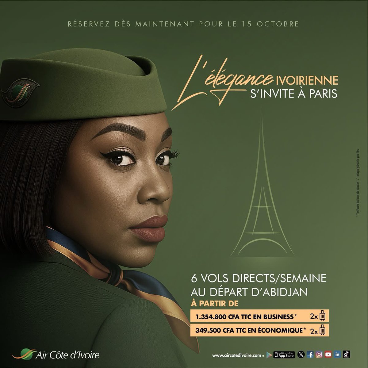 ✈️ 🇨🇮 - 🇫🇷 by <a href="/AirCI_Officiel/">Air Côte d'Ivoire</a>