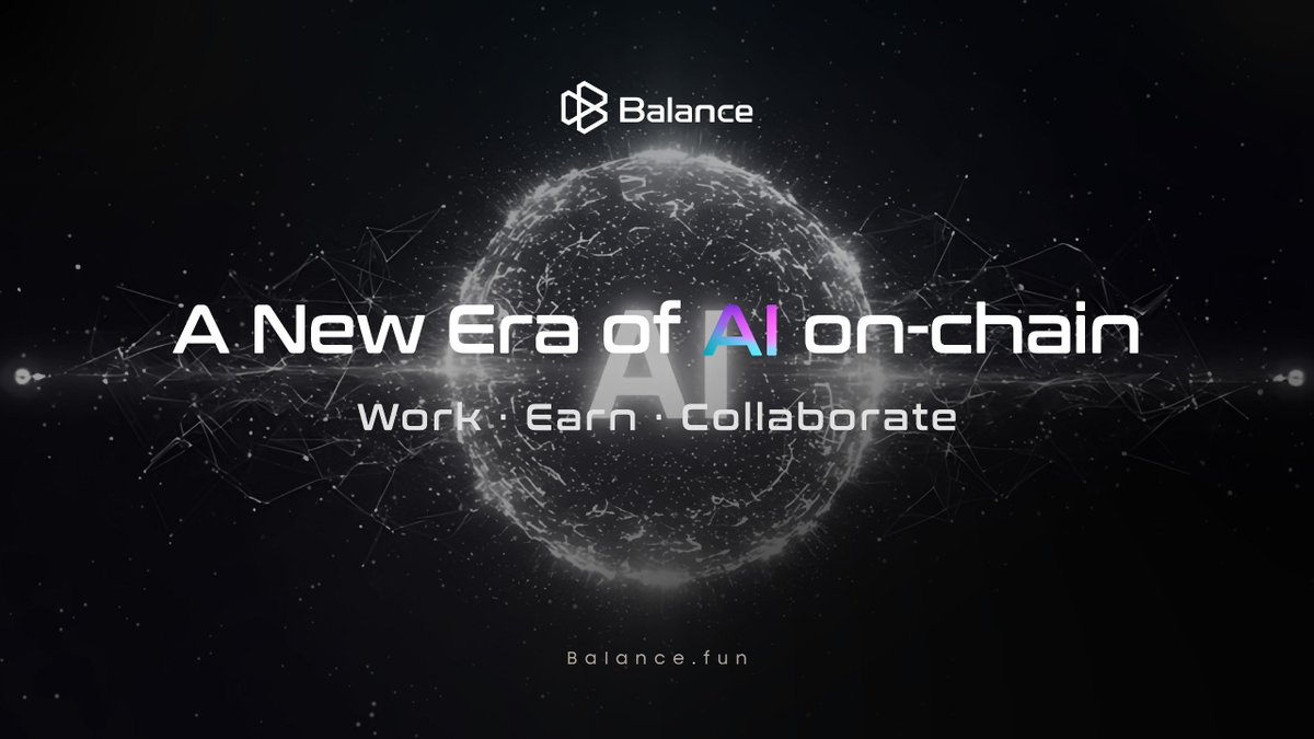 RealBalanceFun's tweet image. A new era is taking shape:

AI will form digital economies on-chain, able to work, earn, and collaborate.

#BALANCE is building towards this future. 💜