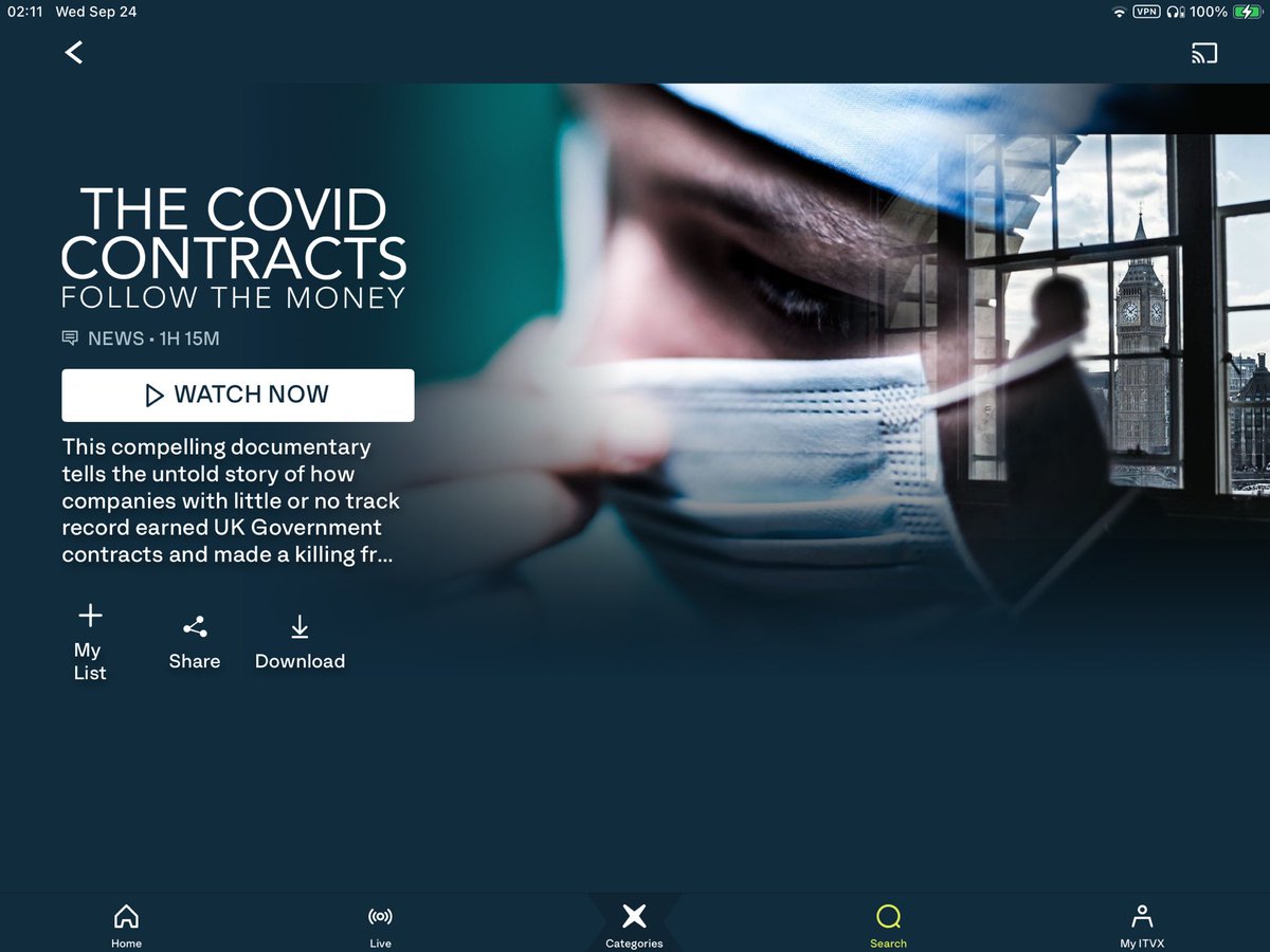 <a href="/HughEdw31897368/">Hugh 🌹</a> <a href="/ITV/">ITV</a> <a href="/ITVX/">ITVX</a> I will watch today, I always check the weeks best programs and I missed this one, so thank goodness for @PhilMyers asking us to tweet many times. #CovidContracts