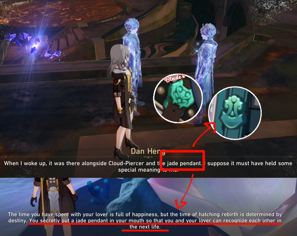 I can't believe we actually got confirmation about the JADE PENDANT 

It was a supposition based on how well they matched, BUT to have it CONFIRMED by the game it's 🥹💖

HOW ARE WE FEELING, RH NATION?
#RenHeng #XingYue