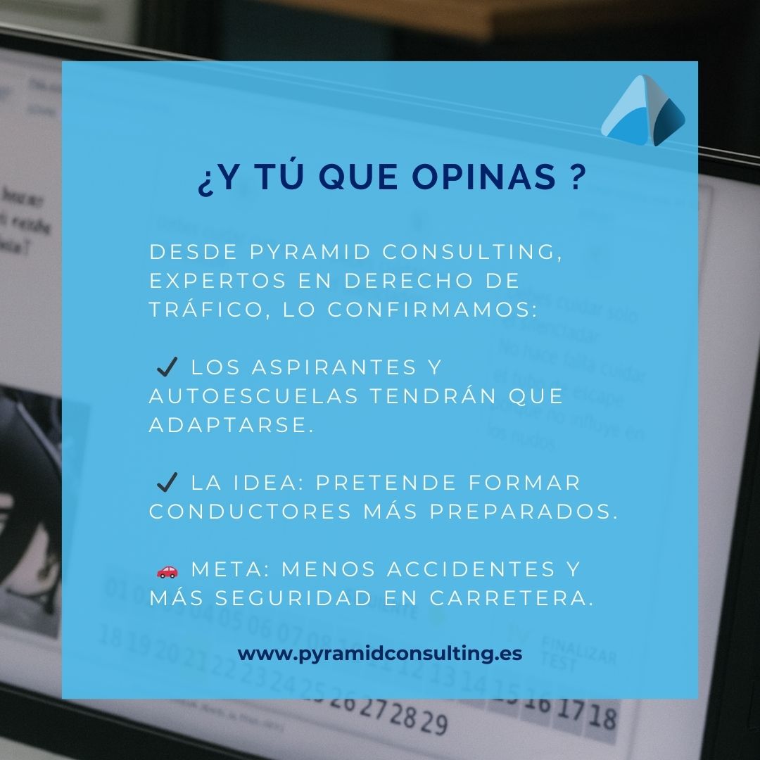 PyramidMultas's tweet image. 🚦 Adiós a memorizar test.
La #DGT cambia el examen teórico en 2025: nuevas señales, comprensión real y vídeos en 2026.
¿Más difícil o más seguro?
👉 ¿Qué opinas tú?

#dgt #examenteorico #carnetdeconducir #autoescuela