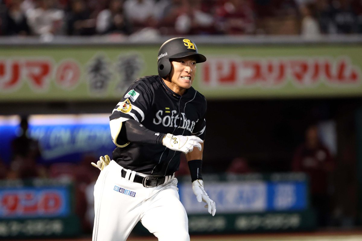 #柳田悠岐 選手が二塁打！

復帰後、初安打となりました！

photo by Kazutaka Kuriki📷 

#sbhawks #鷹フル